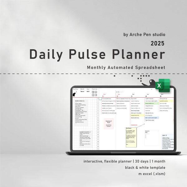 Daily Pulse* Planner | 30 Days