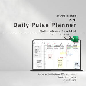 Daily Pulse Planner | 30 Days