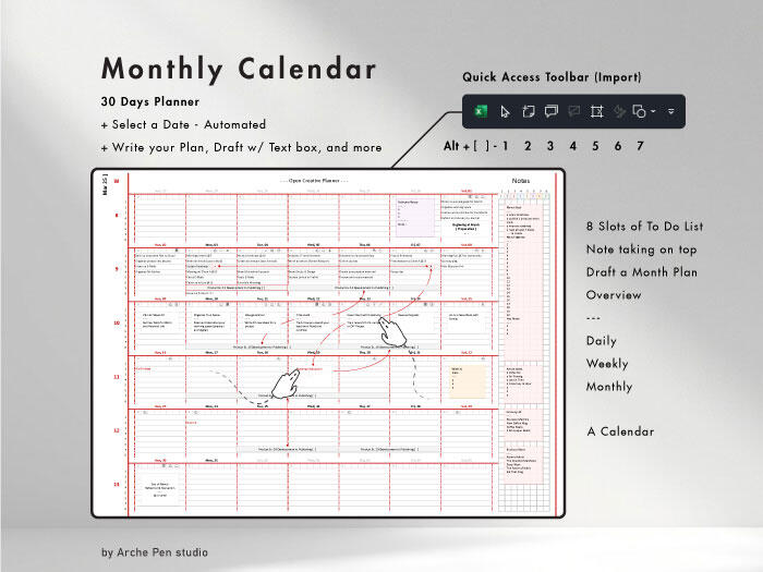 Monthly Calendar Monthly Calendar