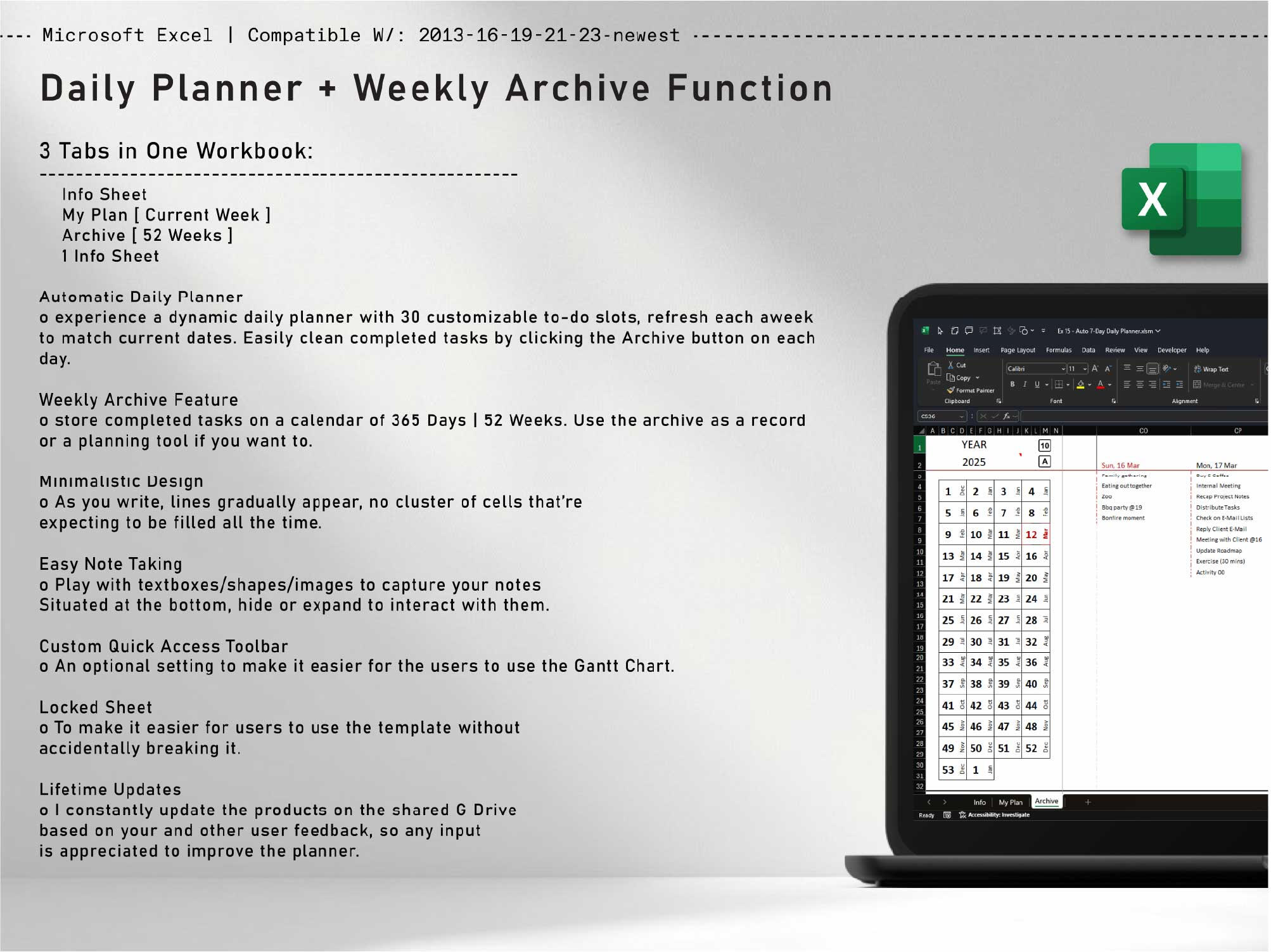 Daily Plan Archive Daily Plan Archive